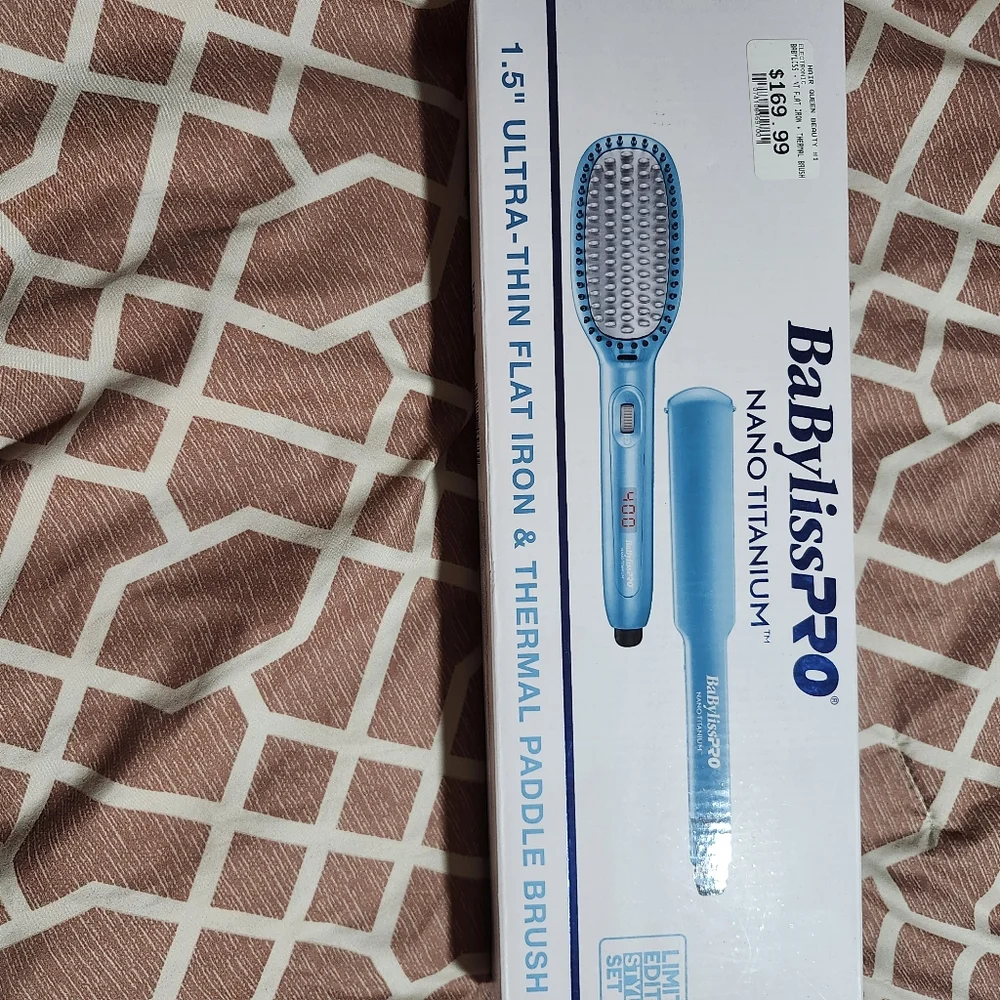 BaByliss Pro Nano Titanium Flat Iron Set